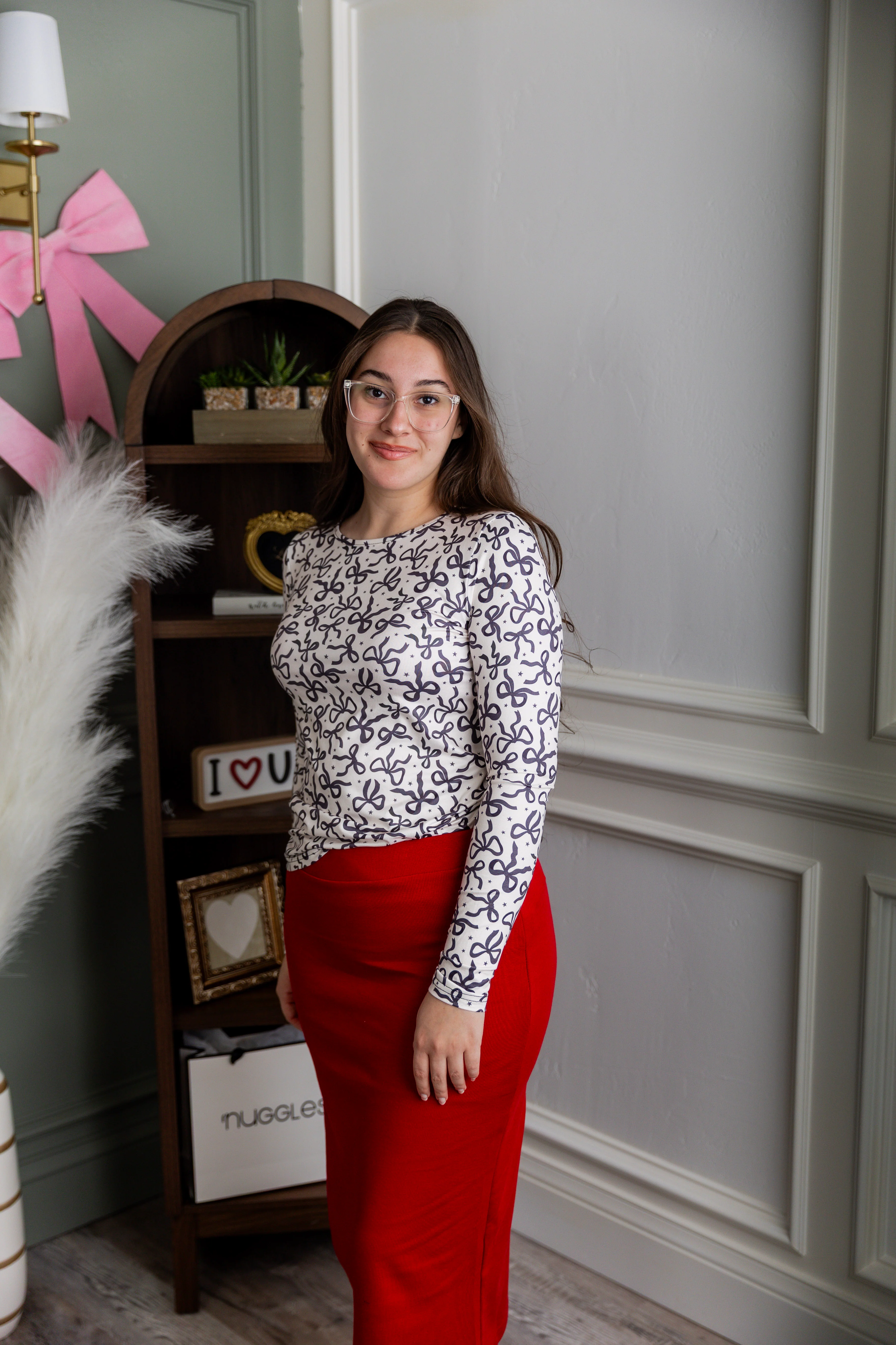 Essential Long Sleeve Tee in White - Votecaris