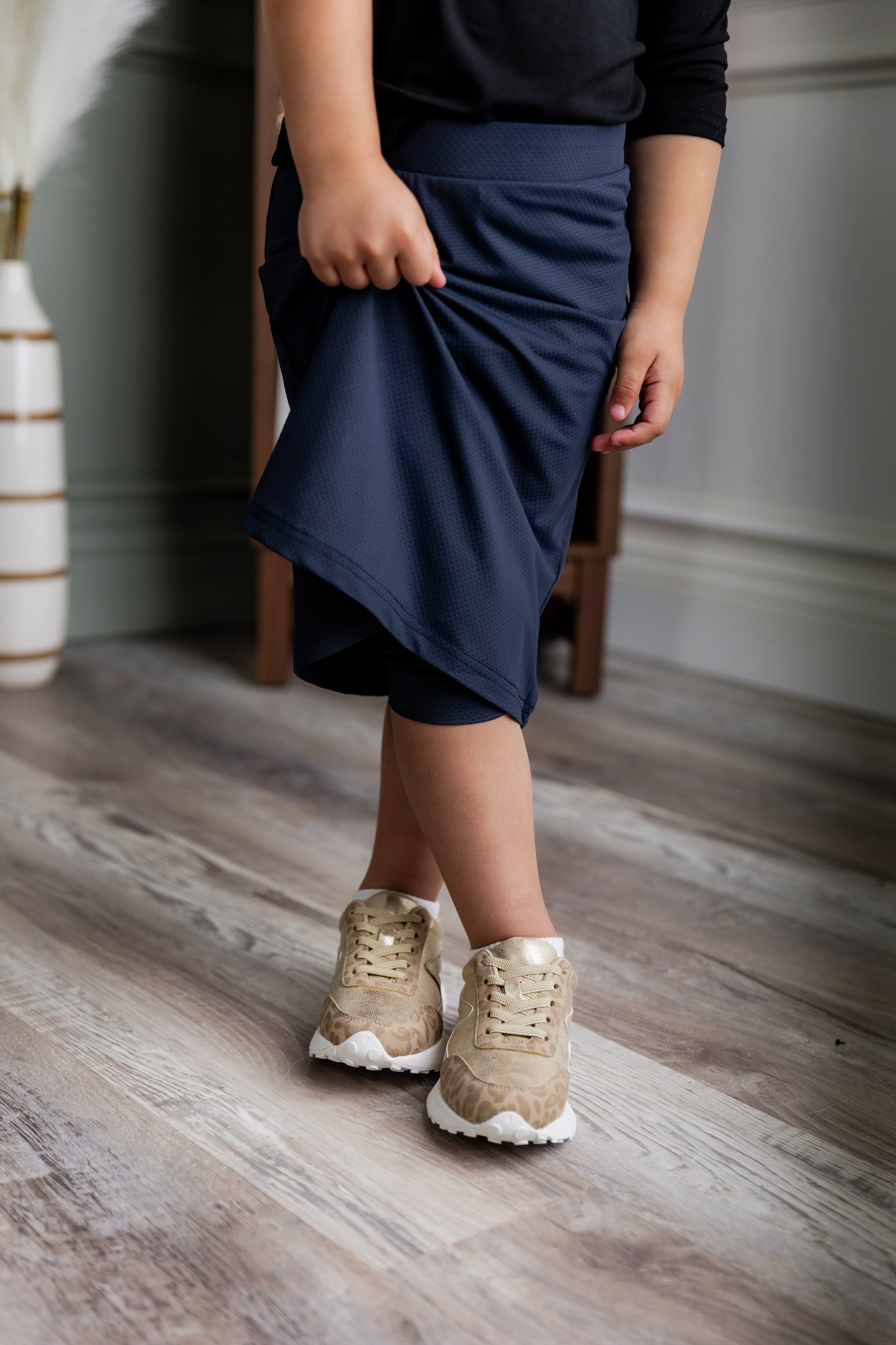 Girls' All-Sport Skirt in Navy - Votecaris