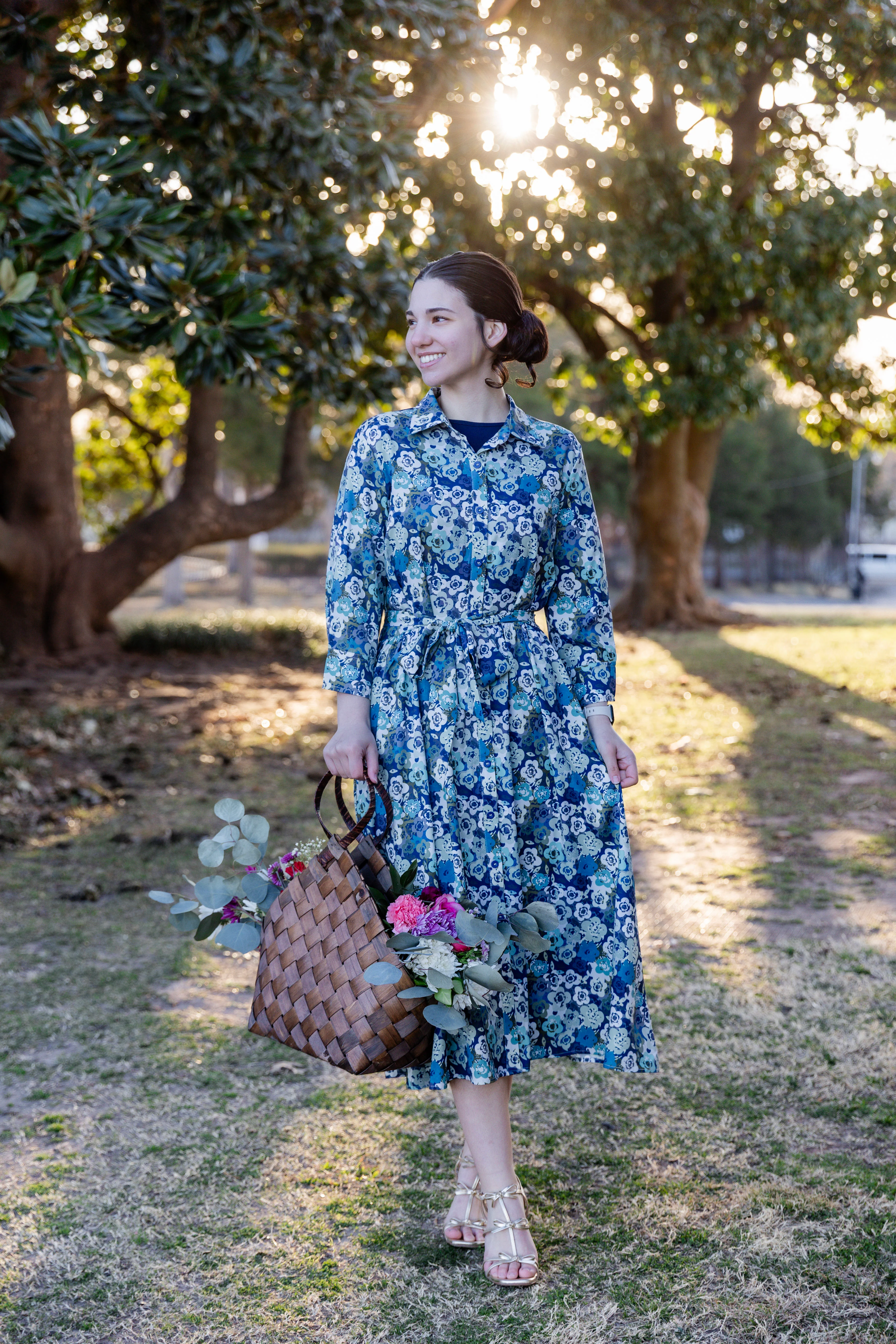 Rachel Dress in Storm Brush - Votecaris