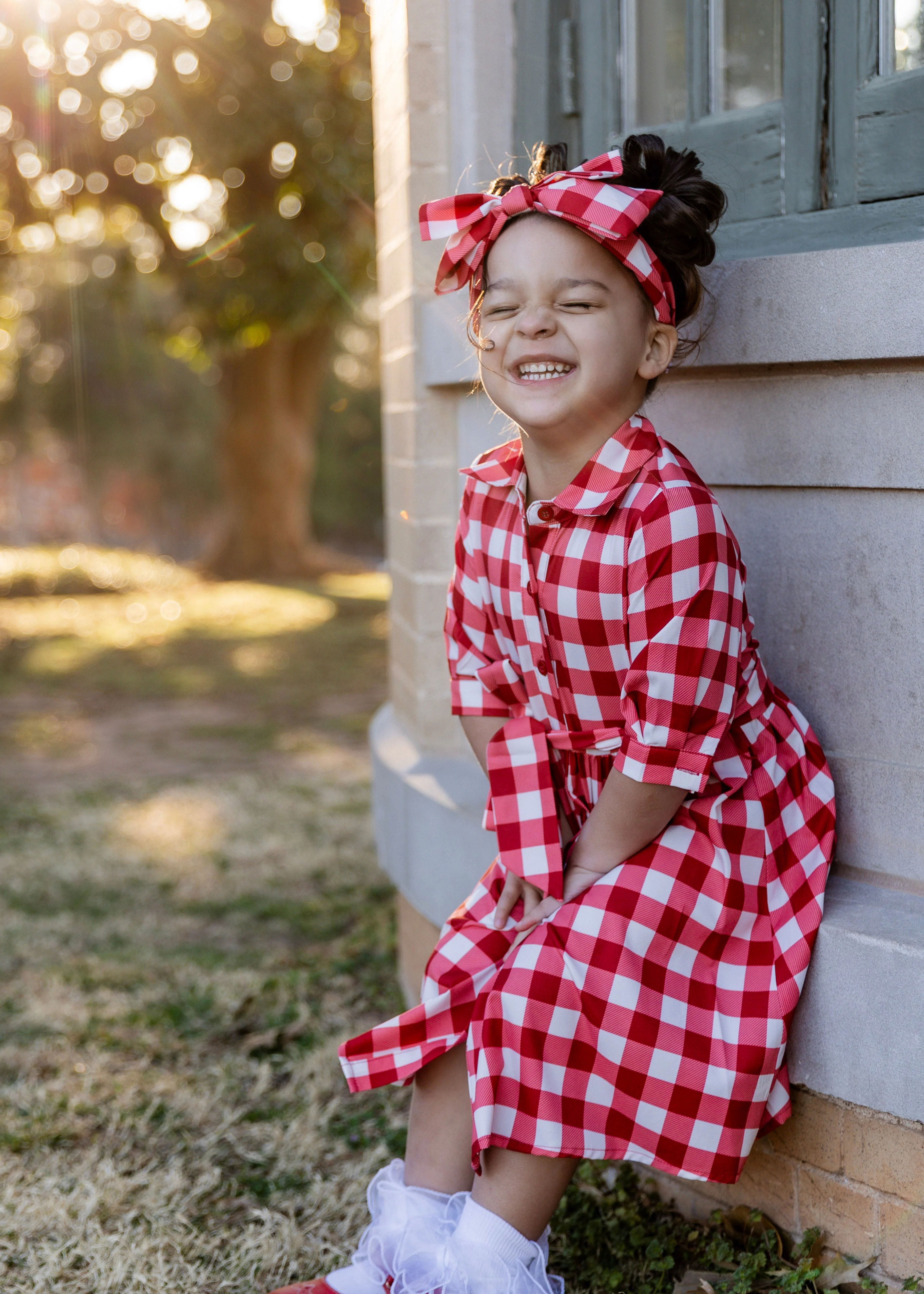 Girls' Rachel Dress in Cherry Jam - Votecaris