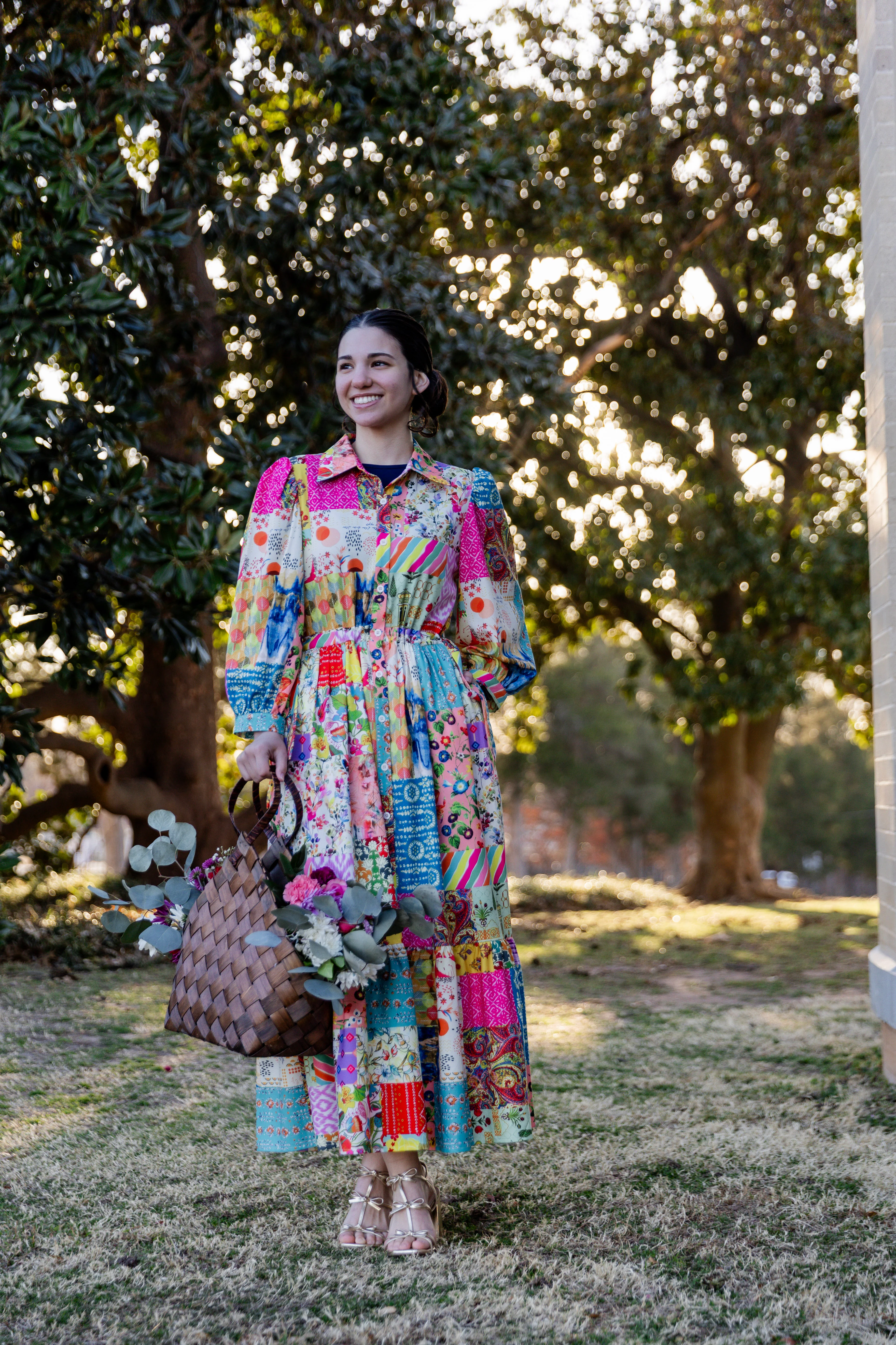 Leila Dress in Keepsake Quilt - Votecaris