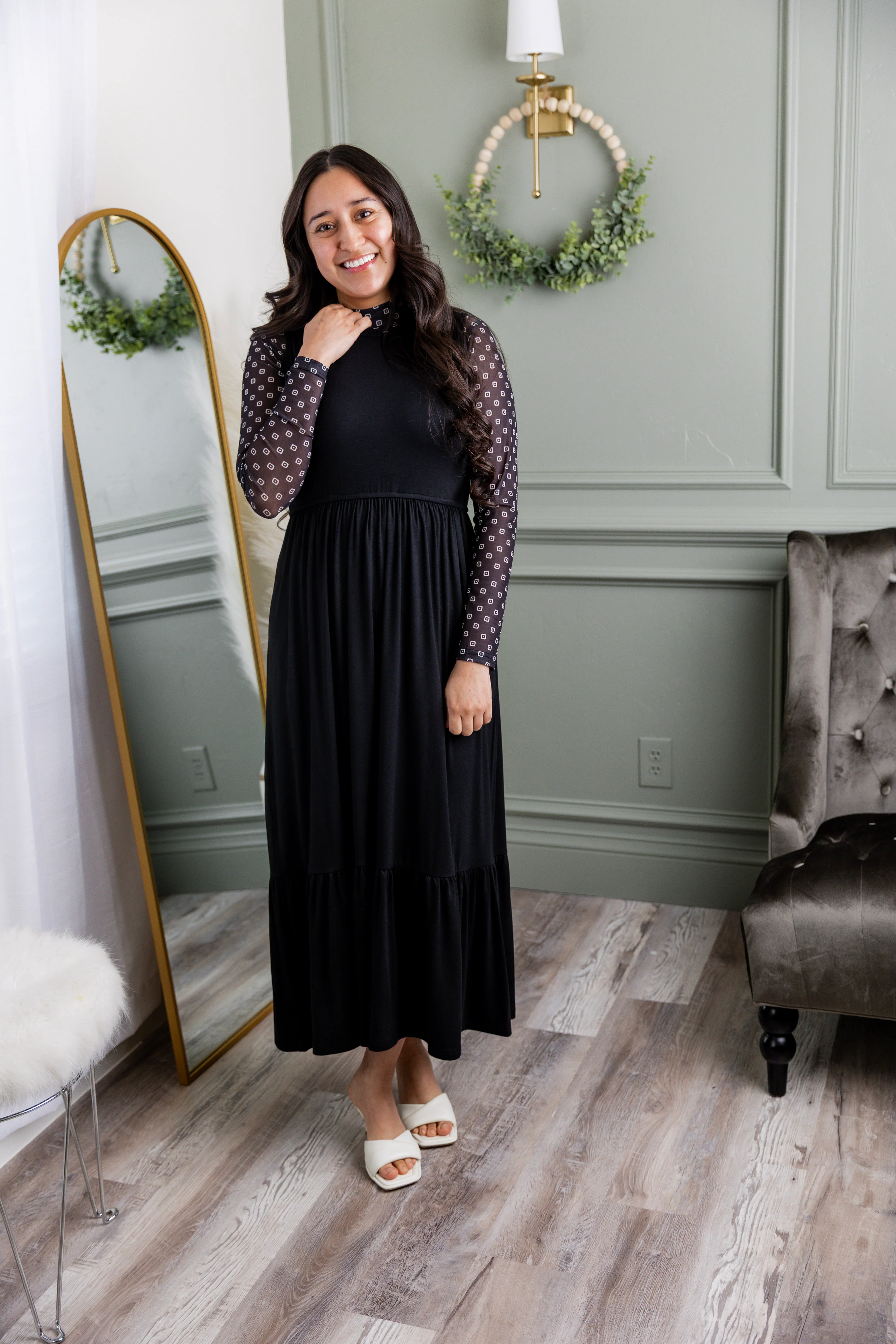 Riley Dress in Black - Votecaris