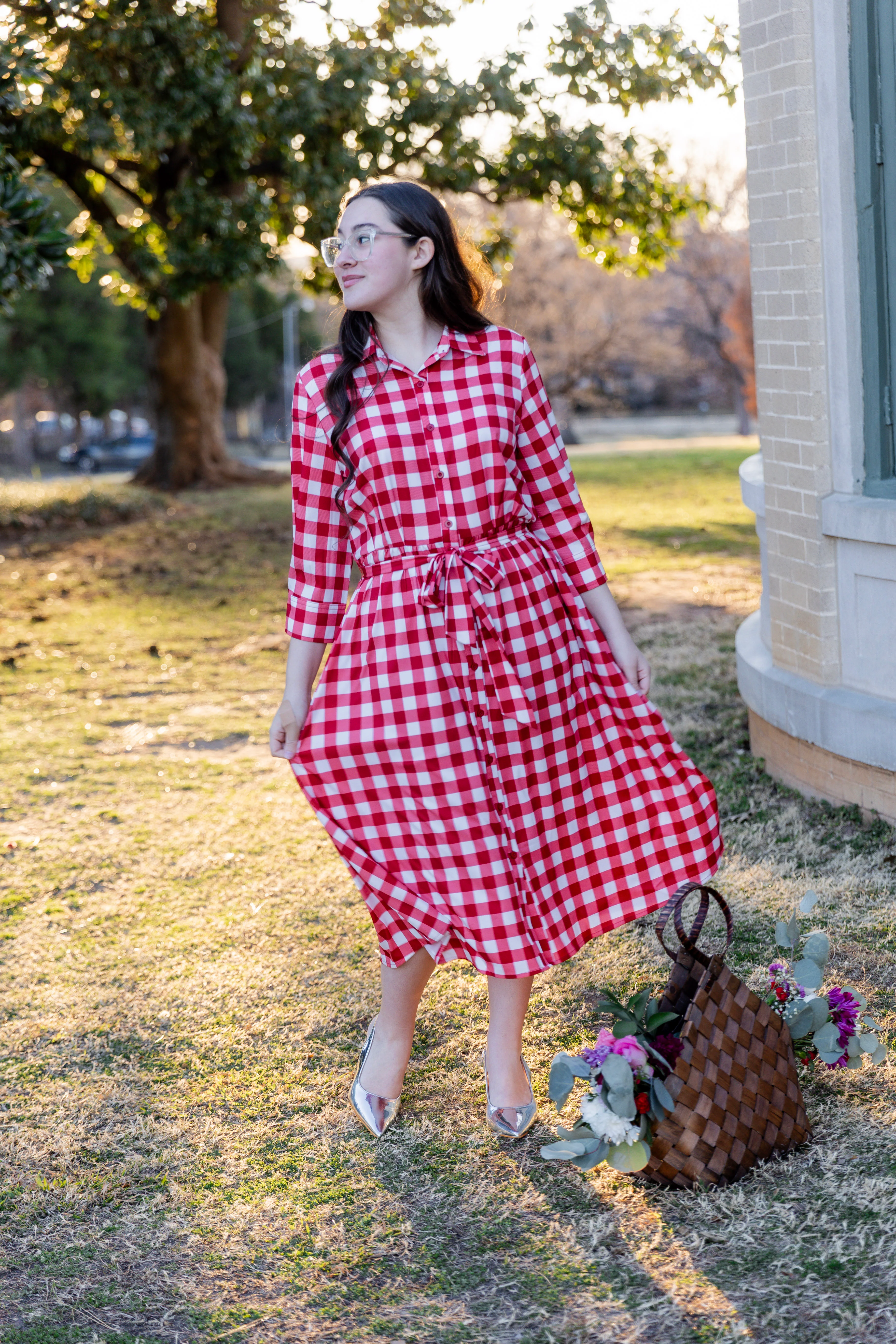 Rachel Dress in Cherry Jam - Votecaris
