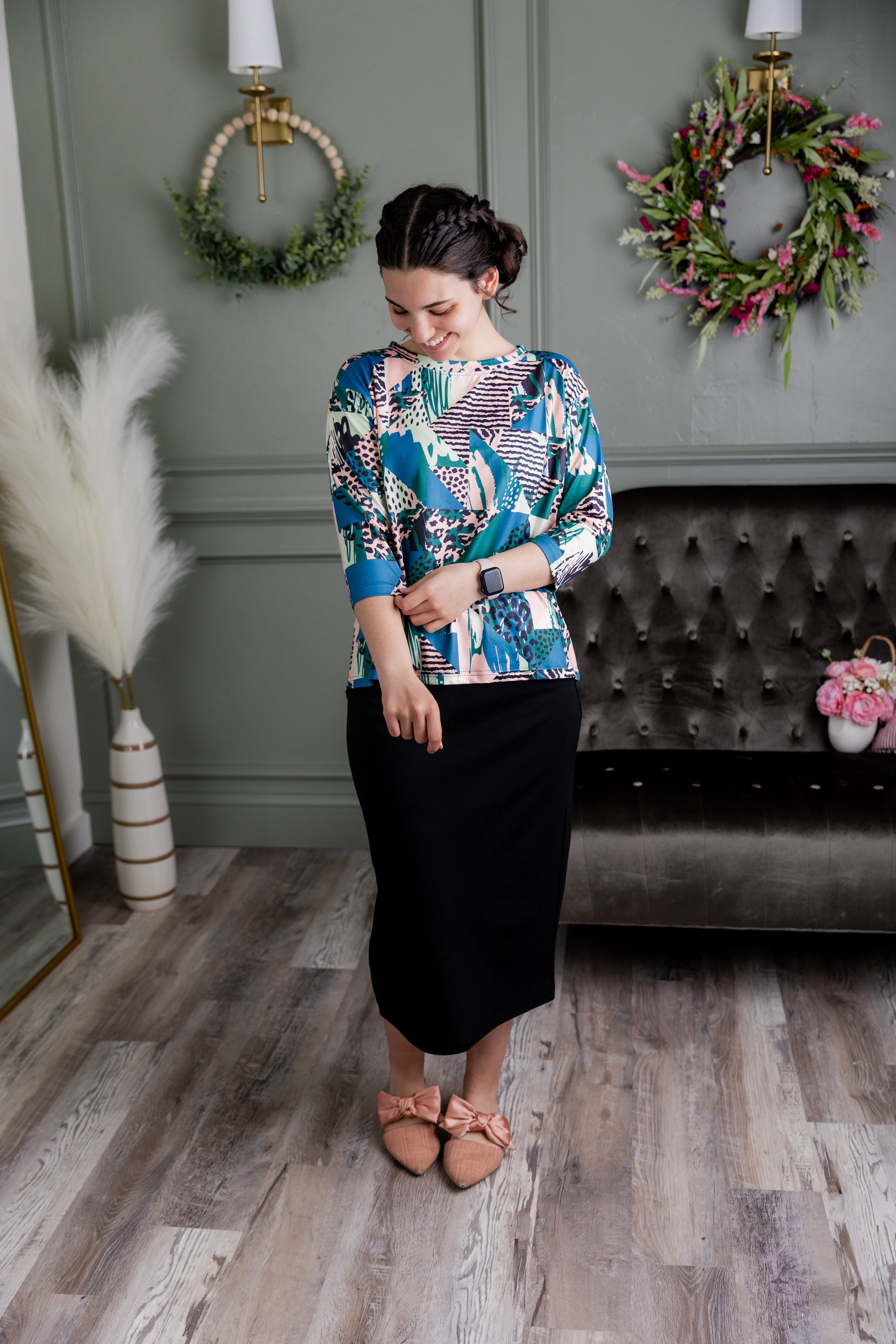 Lucia Top in Neon Boardwalk - Votecaris