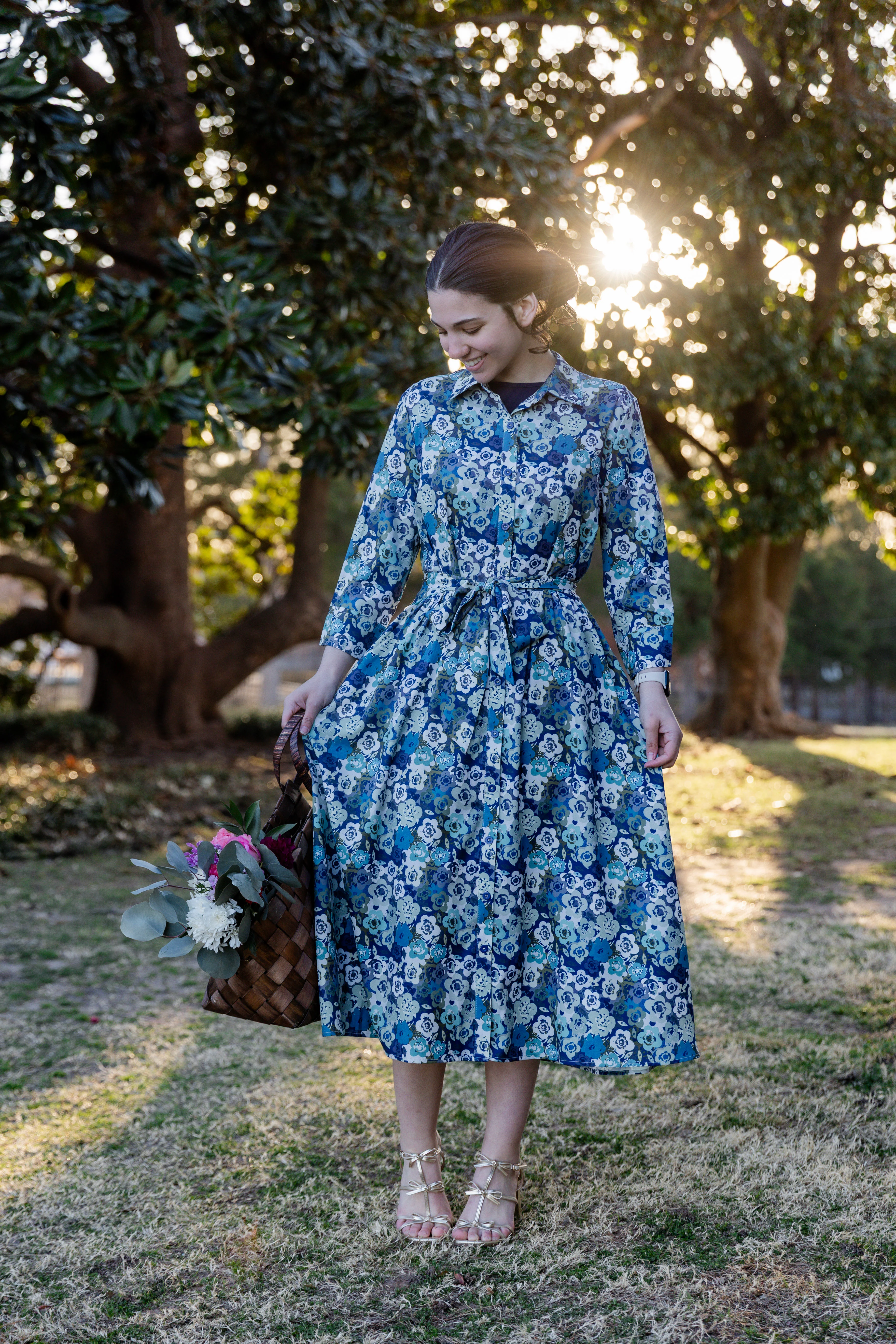 Rachel Dress in Storm Brush - Votecaris