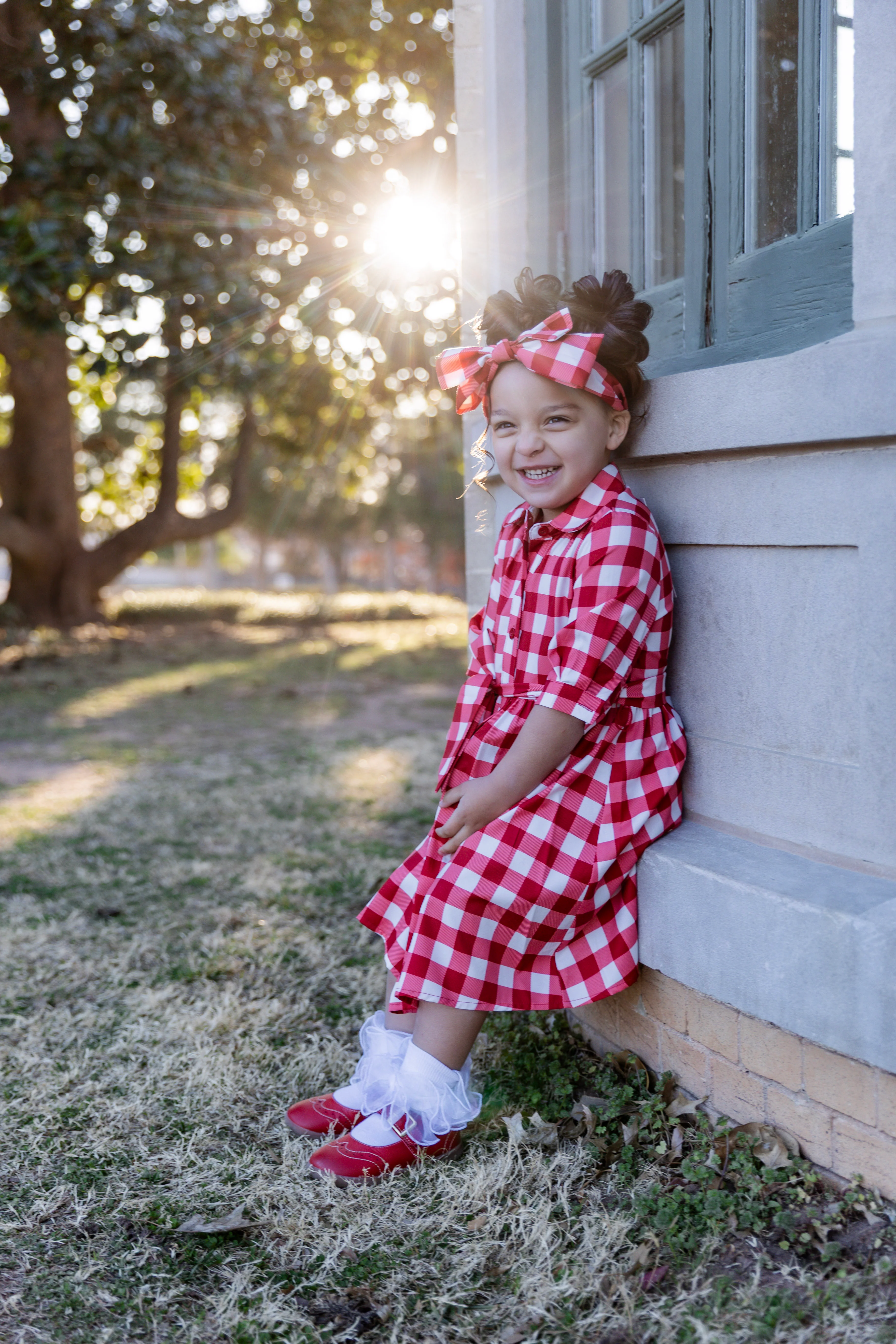 Girls' Rachel Dress in Cherry Jam - Votecaris